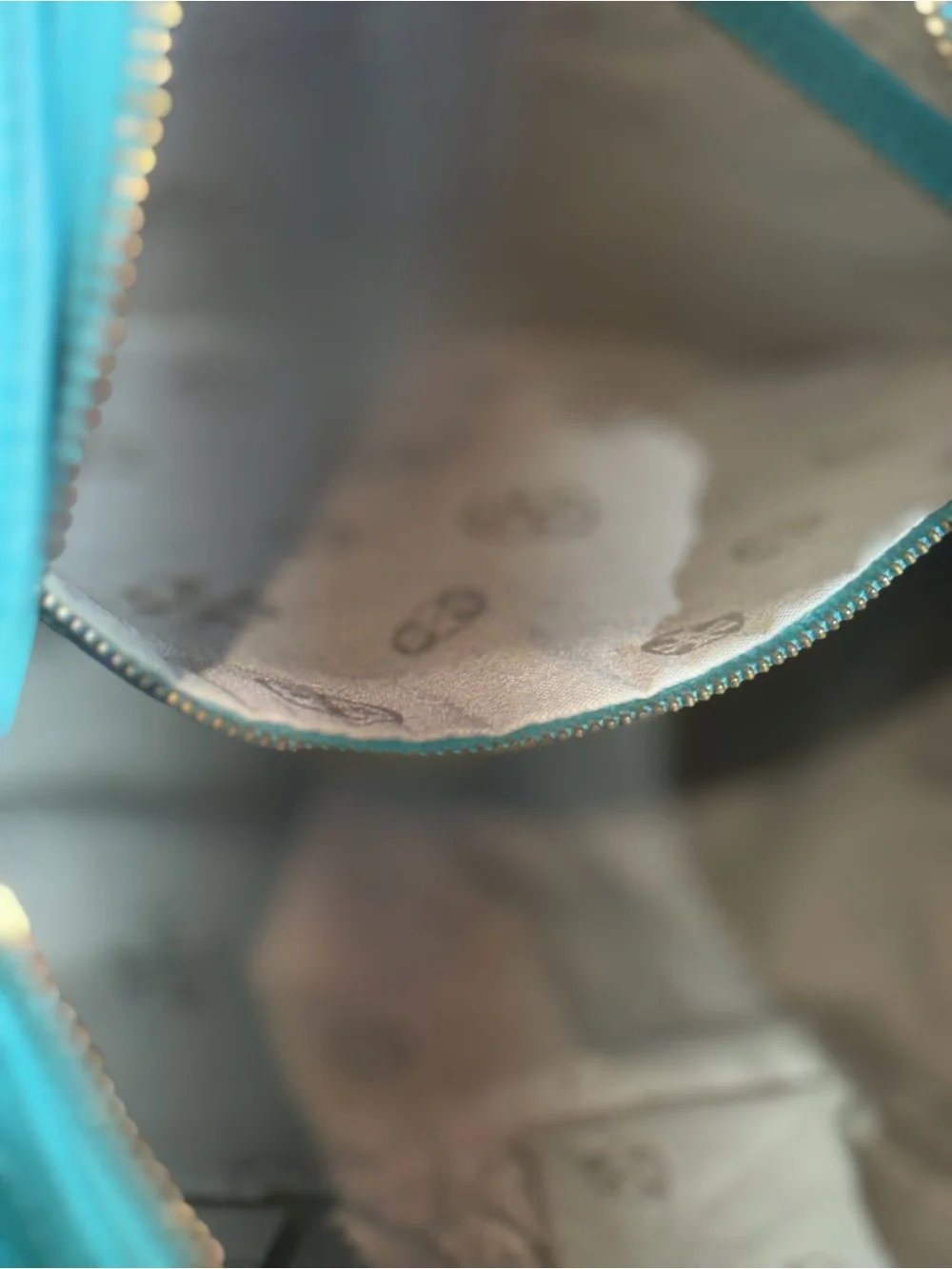 Tory Burch Turquoise 2 way bag and wallet combo!